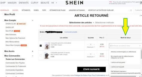 renvoyer un colis shein|Return Policy